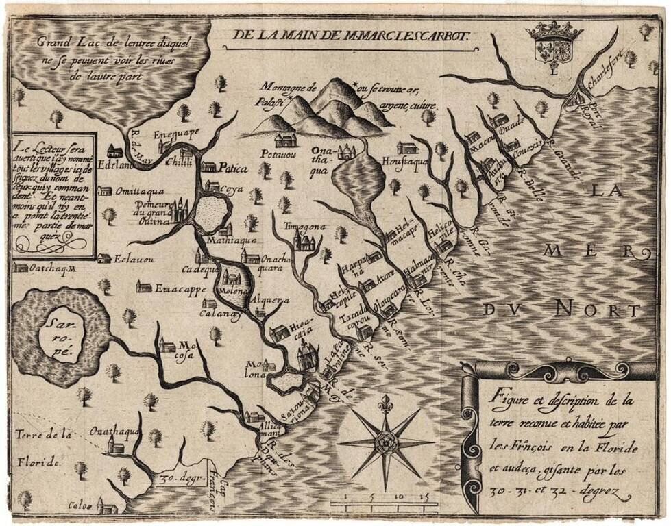 Map of Florida by Lee Williams