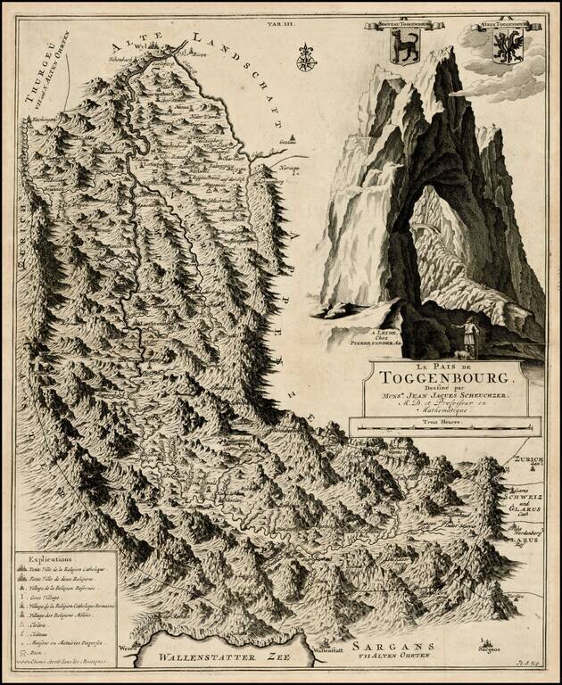 Le Pais de Toggenbourg, desine par Monsr. Jean Jacques Scheurchzer . . .
