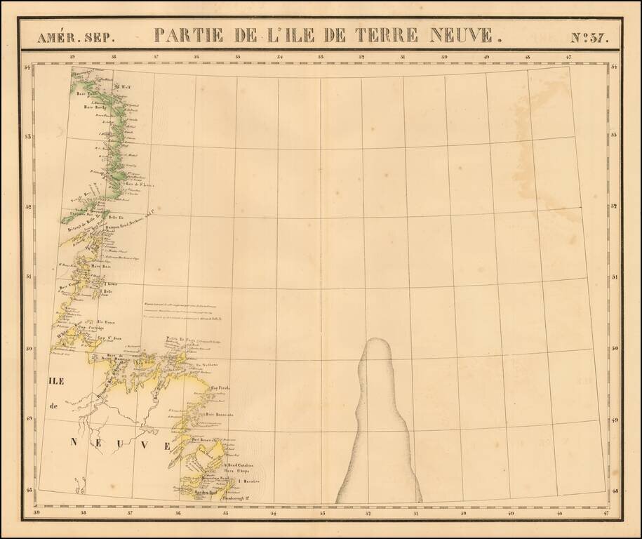 Amer. Sep. No. 37. Partie De L'Ile De Terre Neuve