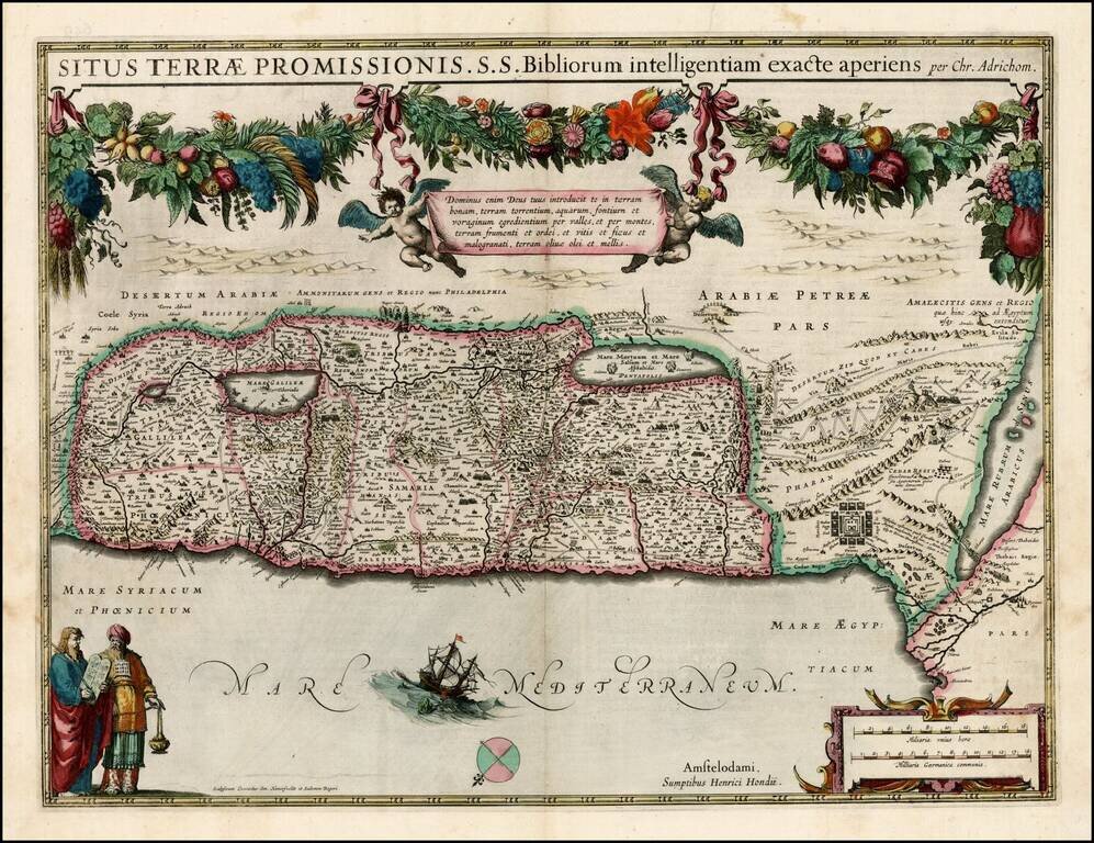 Situs Terrae Promissionis S.S. Bibliorum intelligentiam exacte aperiens per Chr. Adrichom
