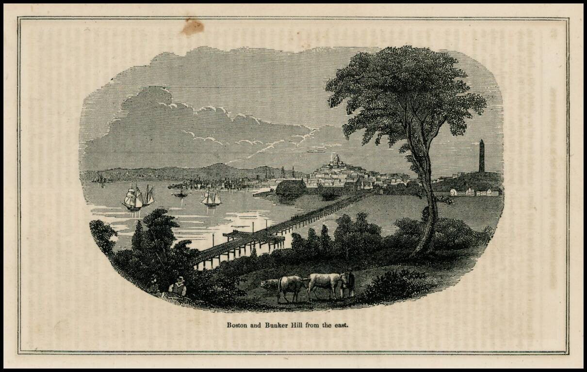 Boston and Bunker Hill from the East