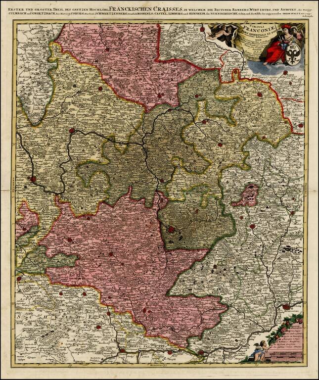 Circuli Franconiae Pars Oreintalis et Potior Novissime delineata . . .