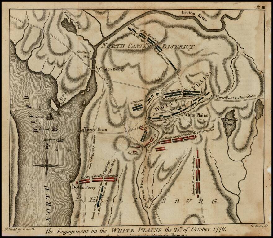 The Engagement on the White Plains the 28th of October 1776 . . .