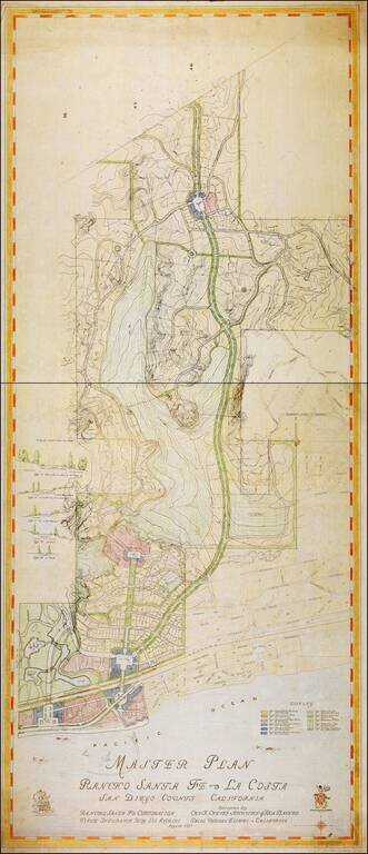 Master Plan | Rancho Santa Fe - La Costa  | San Diego County California . . . August 1929