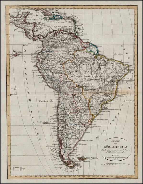 Charte von Sud-America . . . 1806