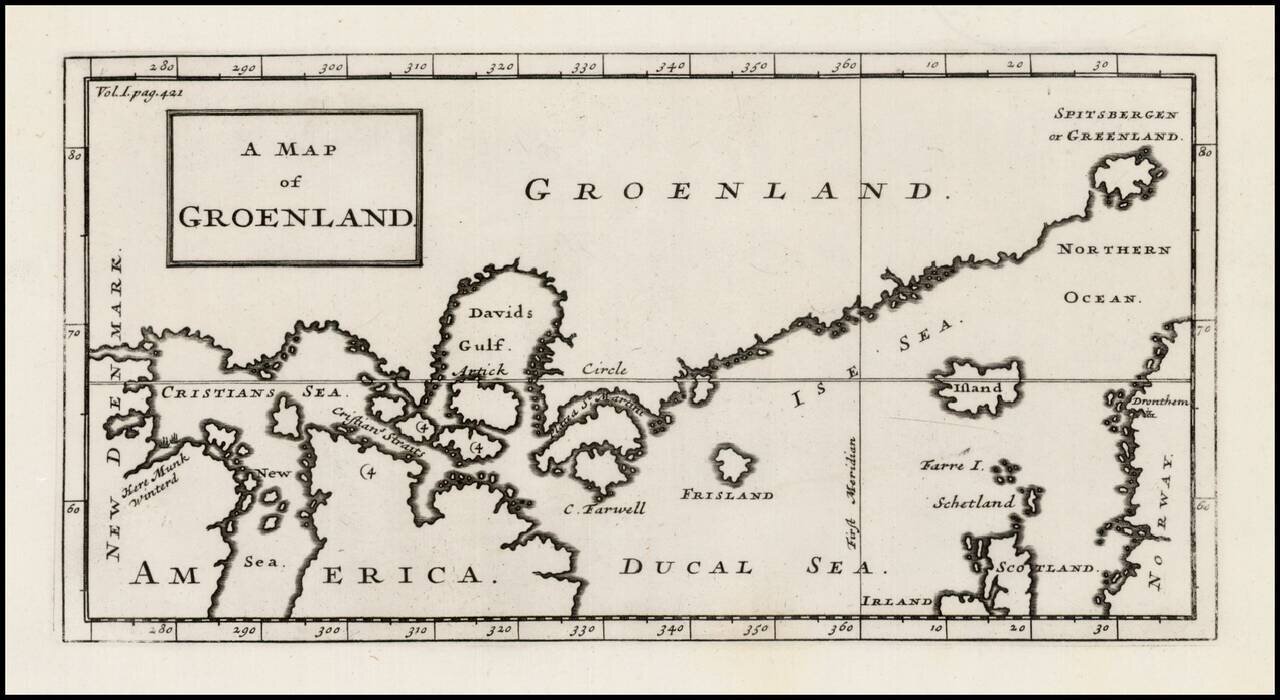 A Map of Groenland