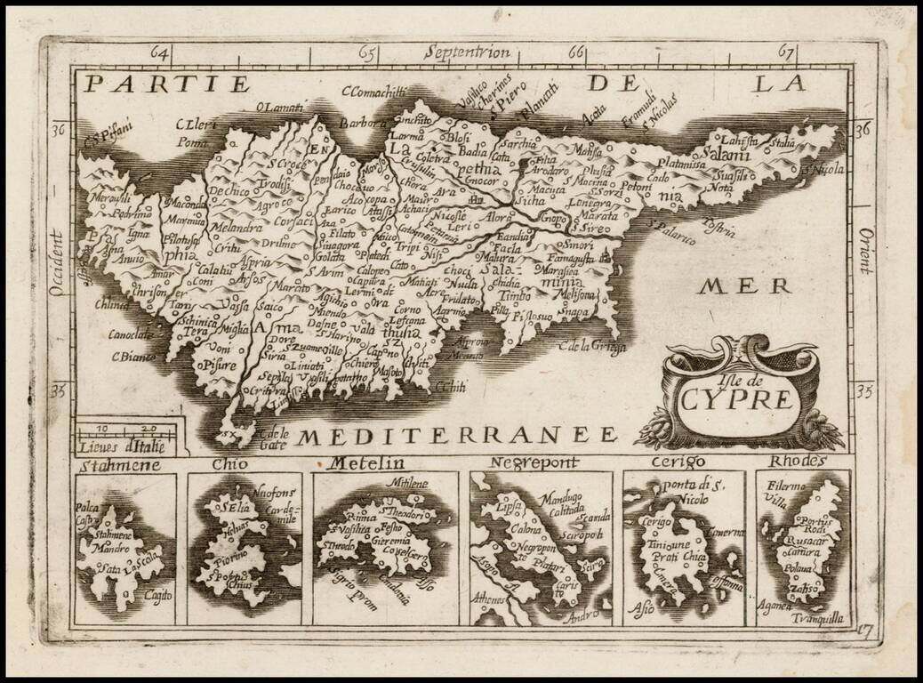 Isle de Cypre  (Unrecorded Cyprus!)