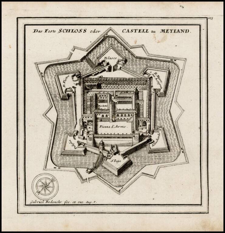 (Milan)  Das Feste Schloss oder Castell zu Meyland