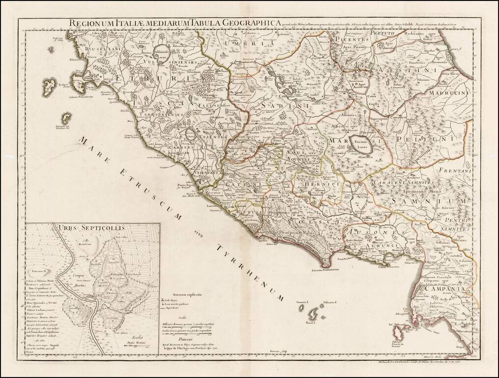 Regionum Italiae Mediarum Tabula Geographica