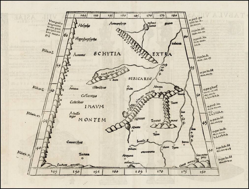 Tabula VIII Asiae [Central Asia] (Title on Verso)