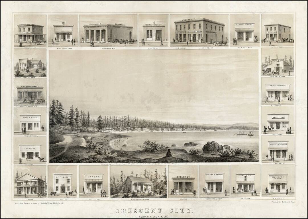 Crescent City, Klamath County, Cal