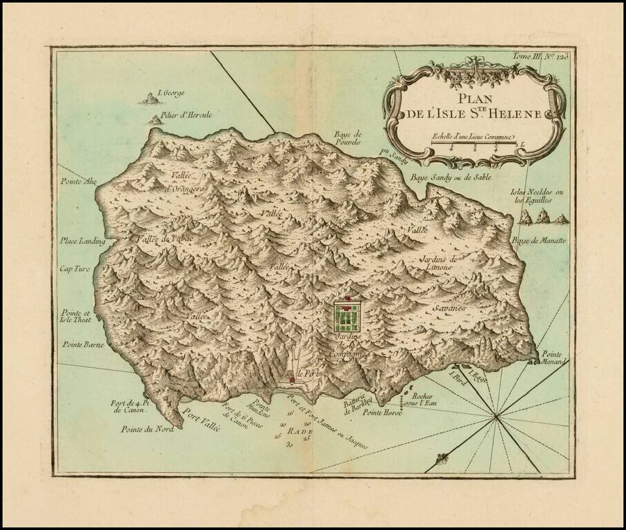 Plan De L'Isle Ste. Helene