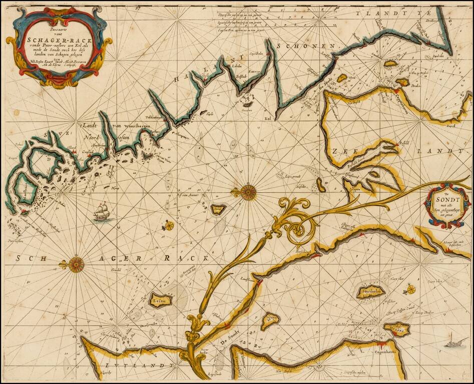 Pascaarte vant Schager-Rack vande Pater-nosters aen Kol. als mede de Sondt: oock hoe dese landen van Schagen gelegen