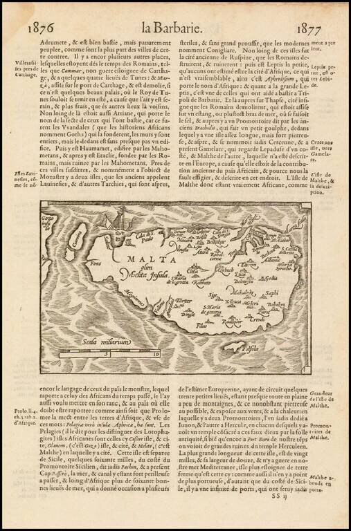 Malta olim Melita Insula