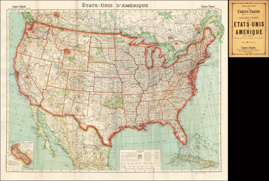 Etats-Unis d'Amerique (Case Map)