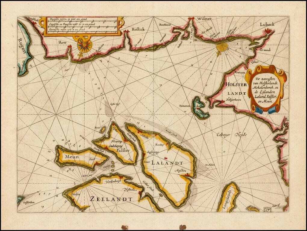 De Zeecusten van Holsterlandt, Mekelenborch, en de Eijlanden Laland, Flaster en Meun