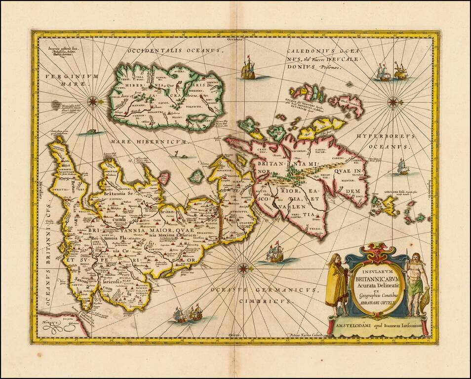 Insularum Britannicarum Acurata Delineatio ex Geographicis Conatibus Abraham Ortelii