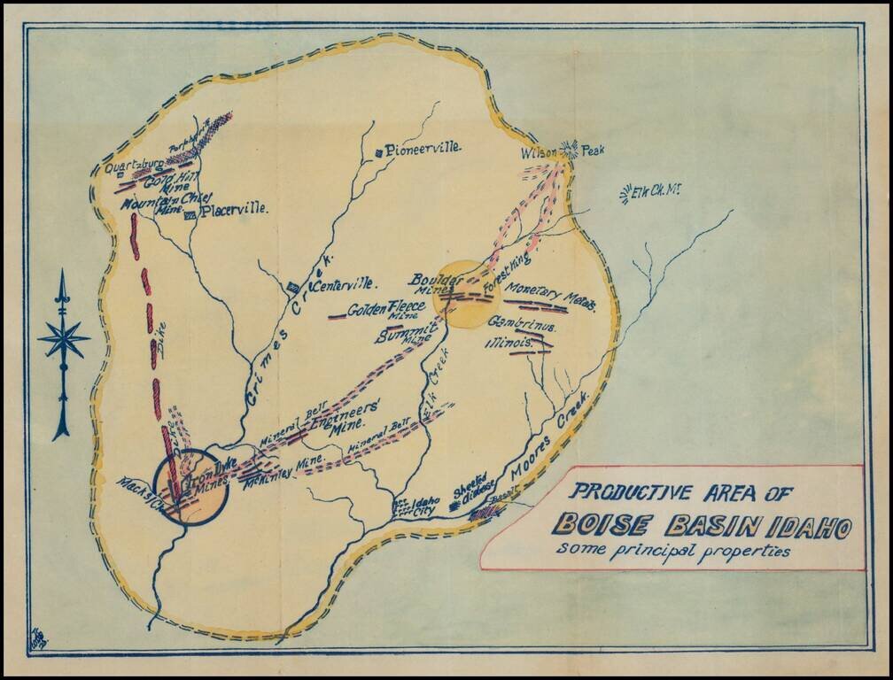 Productive Area of Boise Basin Idaho  some principal properties