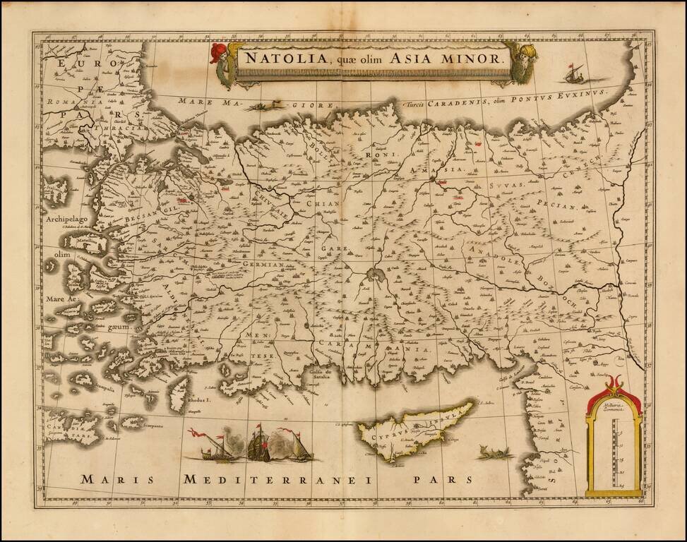 Natolia, quae olim Asia Minor [shows Cyprus]