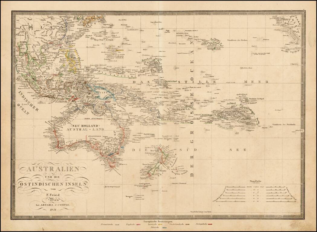 Australien und die Ostindischen Inseln von F. Fried . . . 1851
