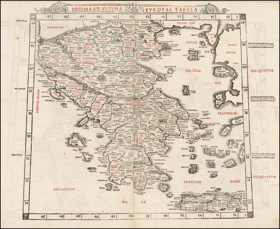 Decima et Ultima Europa Tabula [Greece]