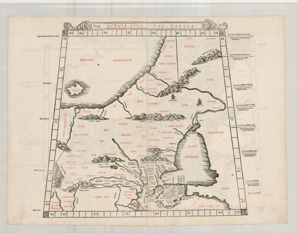 Octava Europae Tabula [Russia, Ukraine, Poland, Baltic]