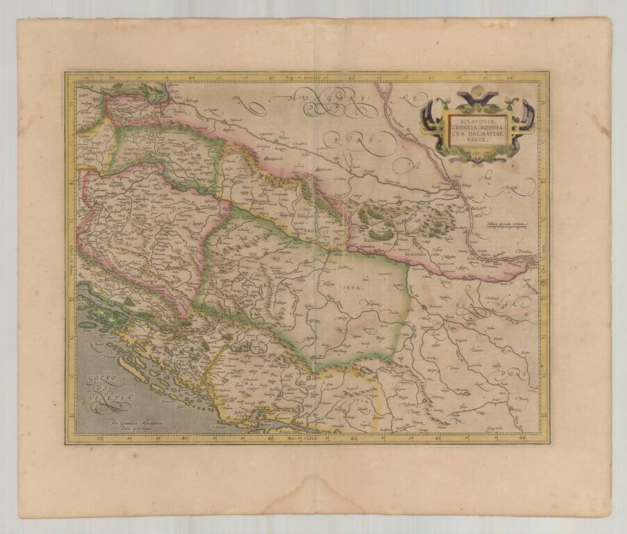 Sclavonia, Croatia, Bosnia, cum Dalmatiae cum Dalmatiae Parte