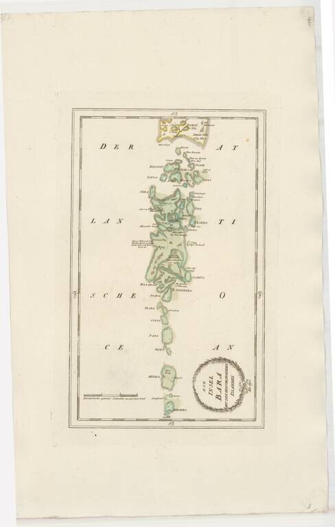 Die Insel Bara Mit Den Herumliegenden Eylanden . .  .