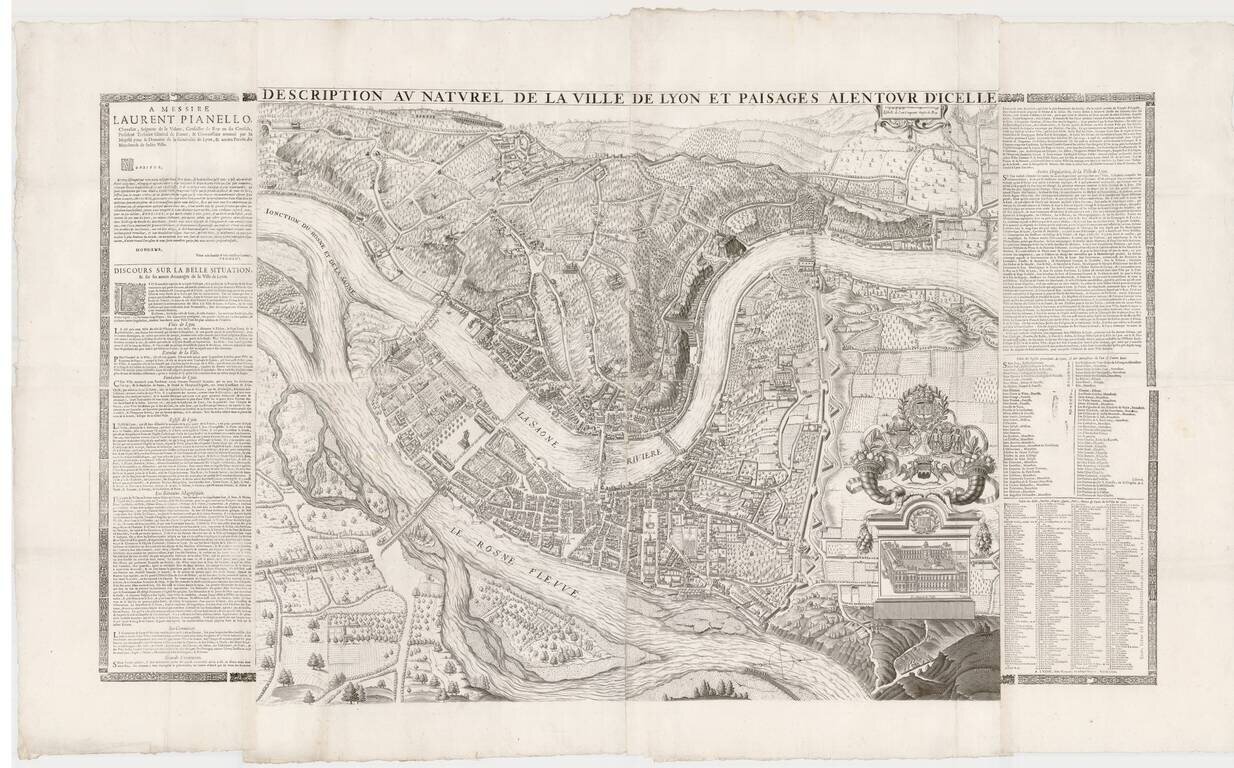Description Au Naturel De La Ville De Lyon E Paisages Alentour D'Icelle
