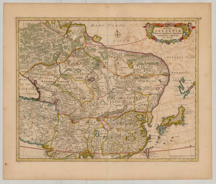 Magnae Tartariae Magni Mogolis Imperii Iaponiae et Chinae Nova Descriptio