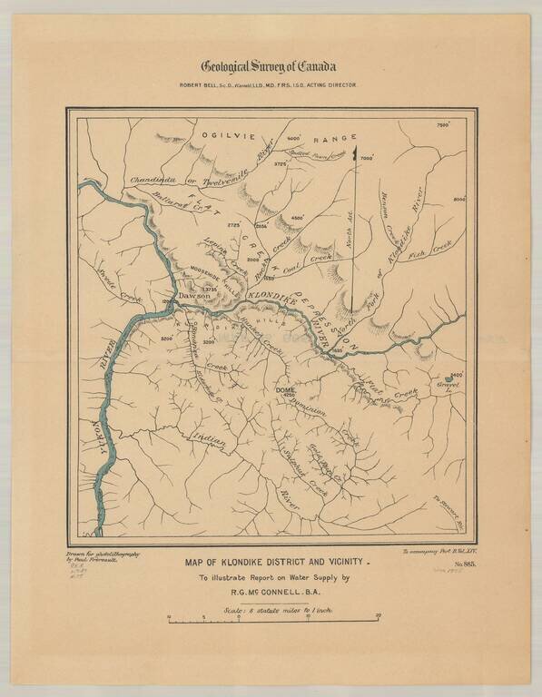 Map of Klondike District and Vicinity. . . .