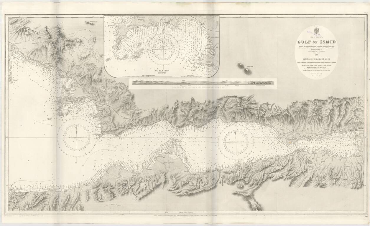 Sea of Marmara -- Gulf of Ismid Surveyed by Navigating . . . 1879