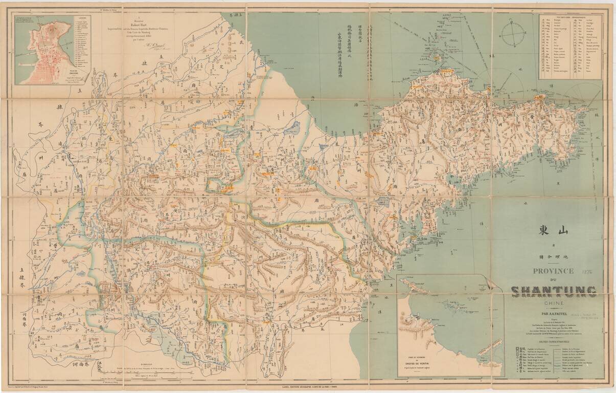 Province du Shantung Chine.  Par A.A. Fauvell . . .