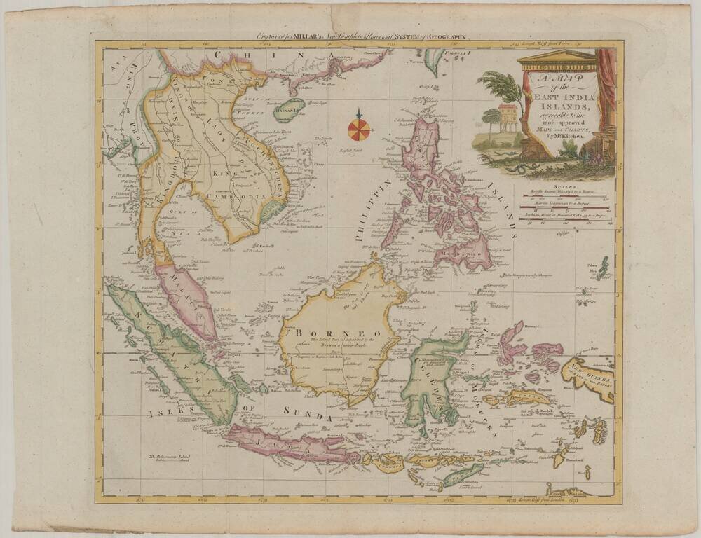 A Map of the East India Islands, agreeable to the most approved Maps and Charts . . .