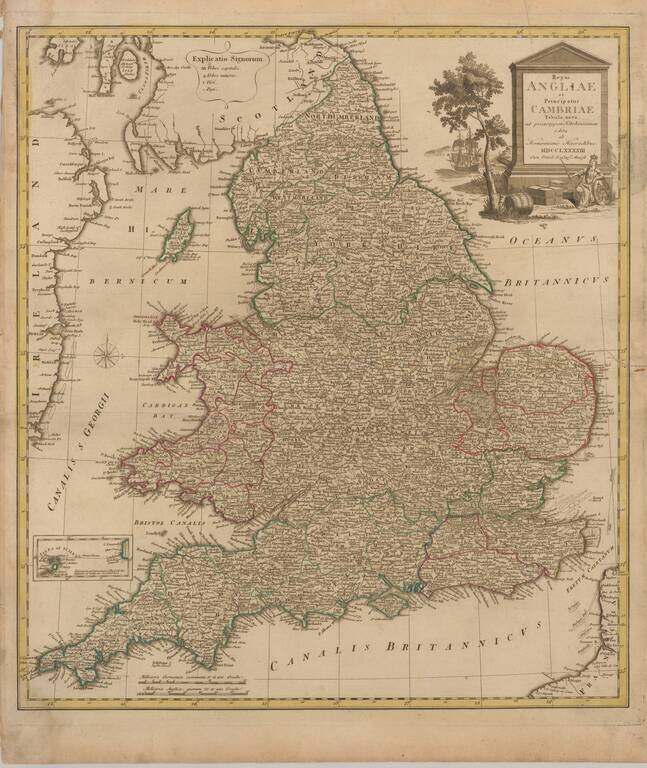 Regni Angliae et Principatus Cambriae Tabula Nova . . .  MDCCLXXXXIII