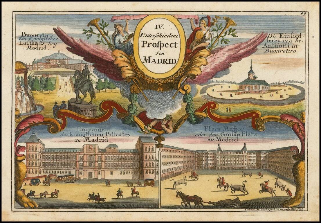 IV Unterschiedene Prospect von Madrid