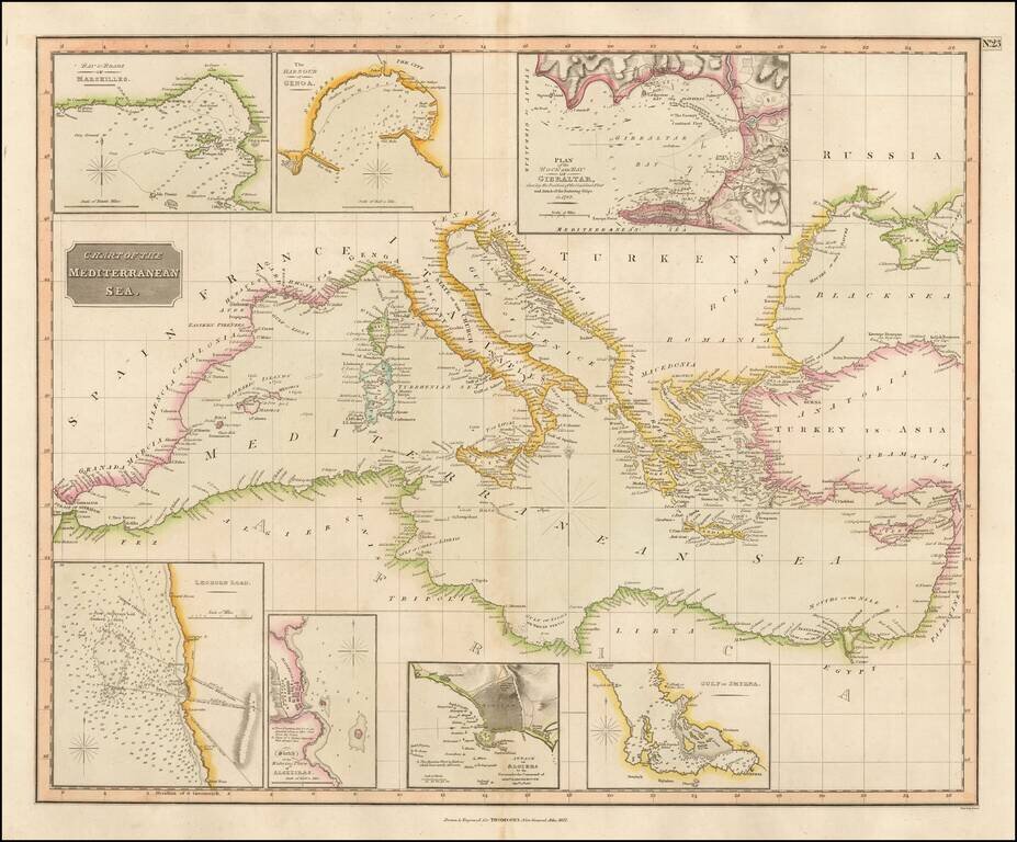 Chart of the Mediterranean Sea [Cyprus]