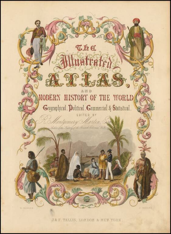 [Title Page] The Illustrated Atlas and Modern History of the World