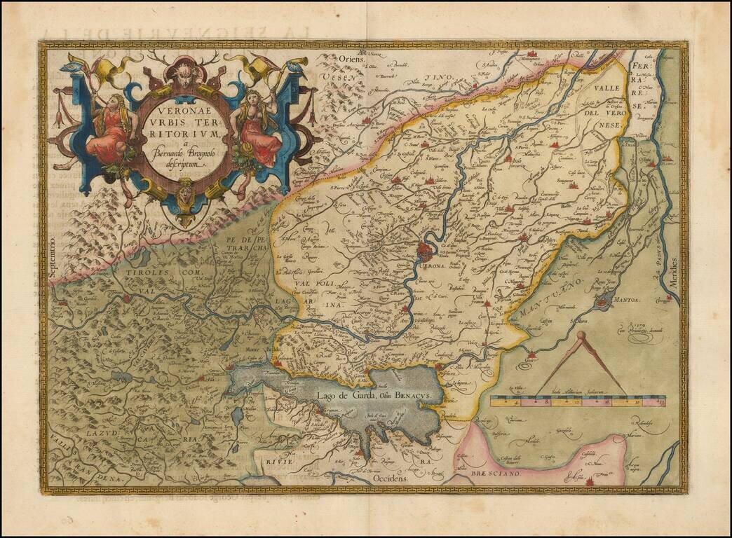 Veronae Urbis Territorium a Bernardo Bragnolo descriptium