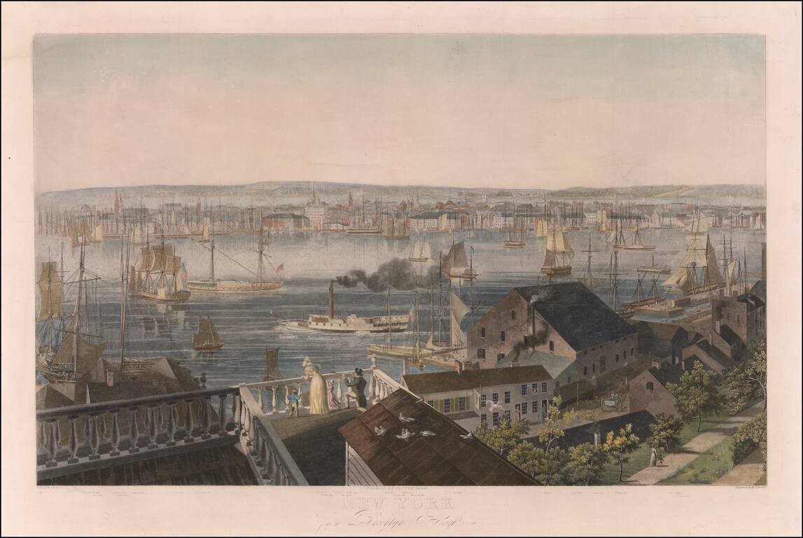 New York, from Brooklyn Heights.