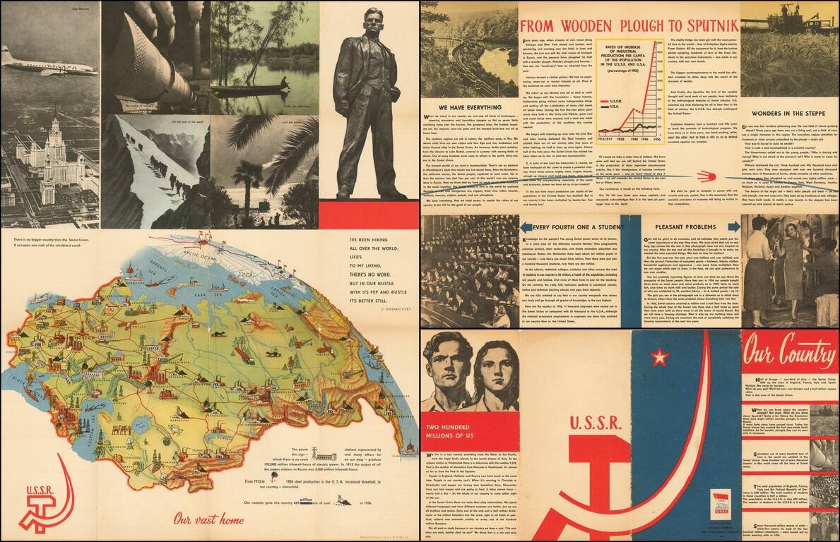 [Soviet Union]  Our Country -- From Wooden Plough To Sputnick