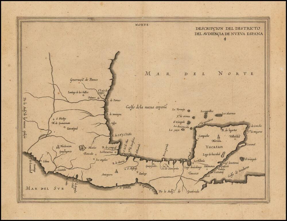 Descripcion Del Destricto Del Audiencia Nueva España