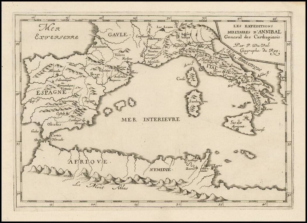 Les Expeditions Militaires d'Annibal General des Carthaginois