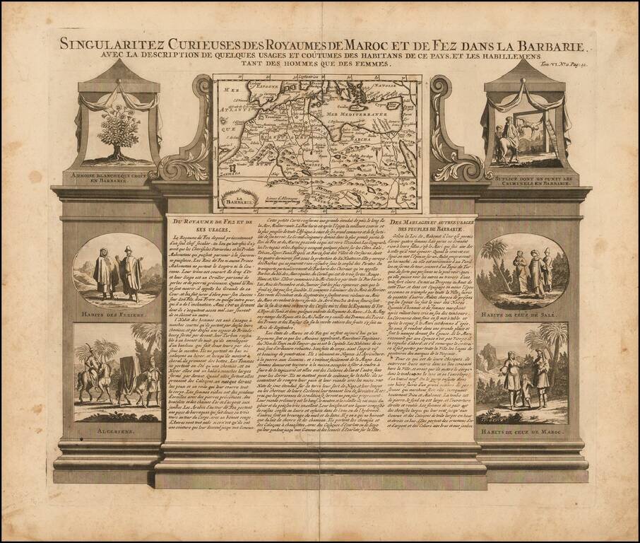 Singularitez Curieues des Royaumes De Maroc et De Fez dans la Barbarie