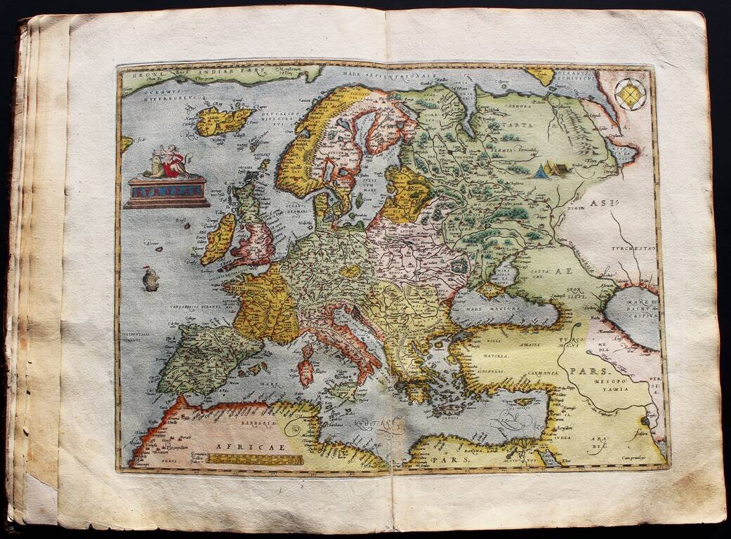 (Atlas) Theatrum orbis terrarum [with] Parergon [and] Nomenclator Ptolemaicus