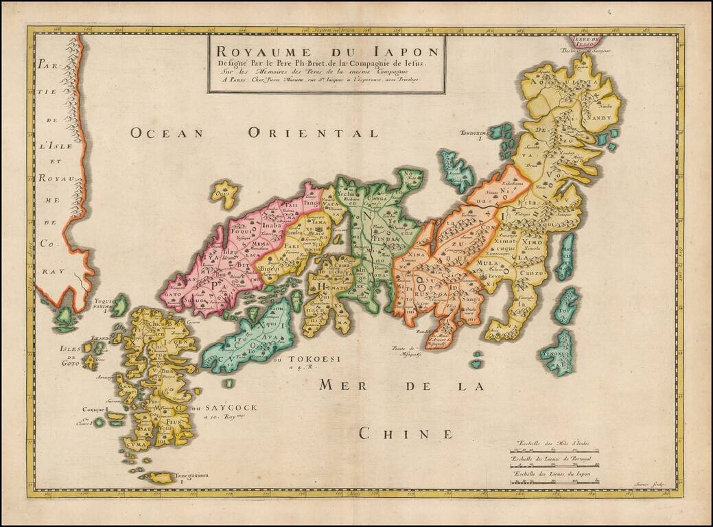 Royaume Du Iapon Designe par le Pere Ph. Briet . . .