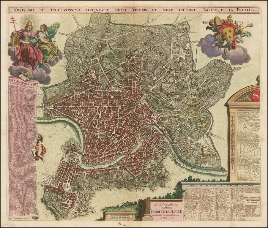Novissima et Accuratissima Delineatio Romae Veteris et Novae . . .