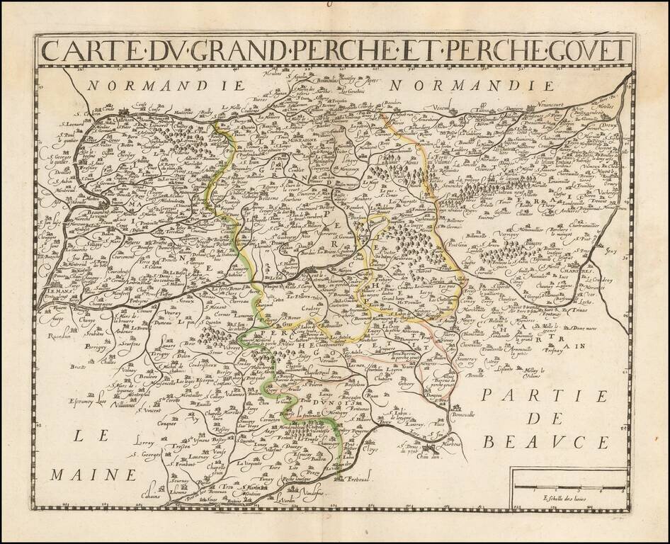 Carte du Grand Perche et Perche Gouet