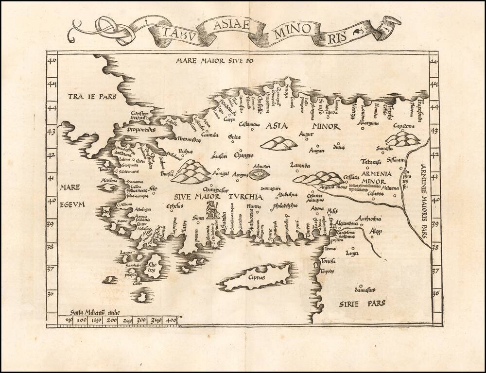 Tabu Asiae Minoris (Cyprus shown)