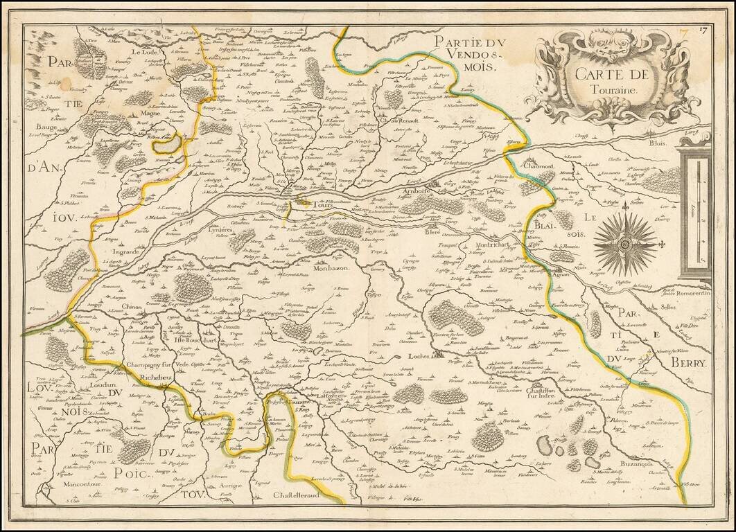 Carte de Touraine